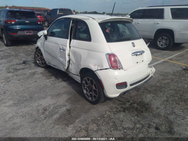 Photo 2 VIN: 3C3CFFBR6DT651883 - FIAT 500 