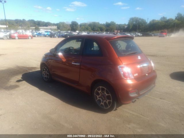 Photo 2 VIN: 3C3CFFBR7CT105818 - FIAT 500 