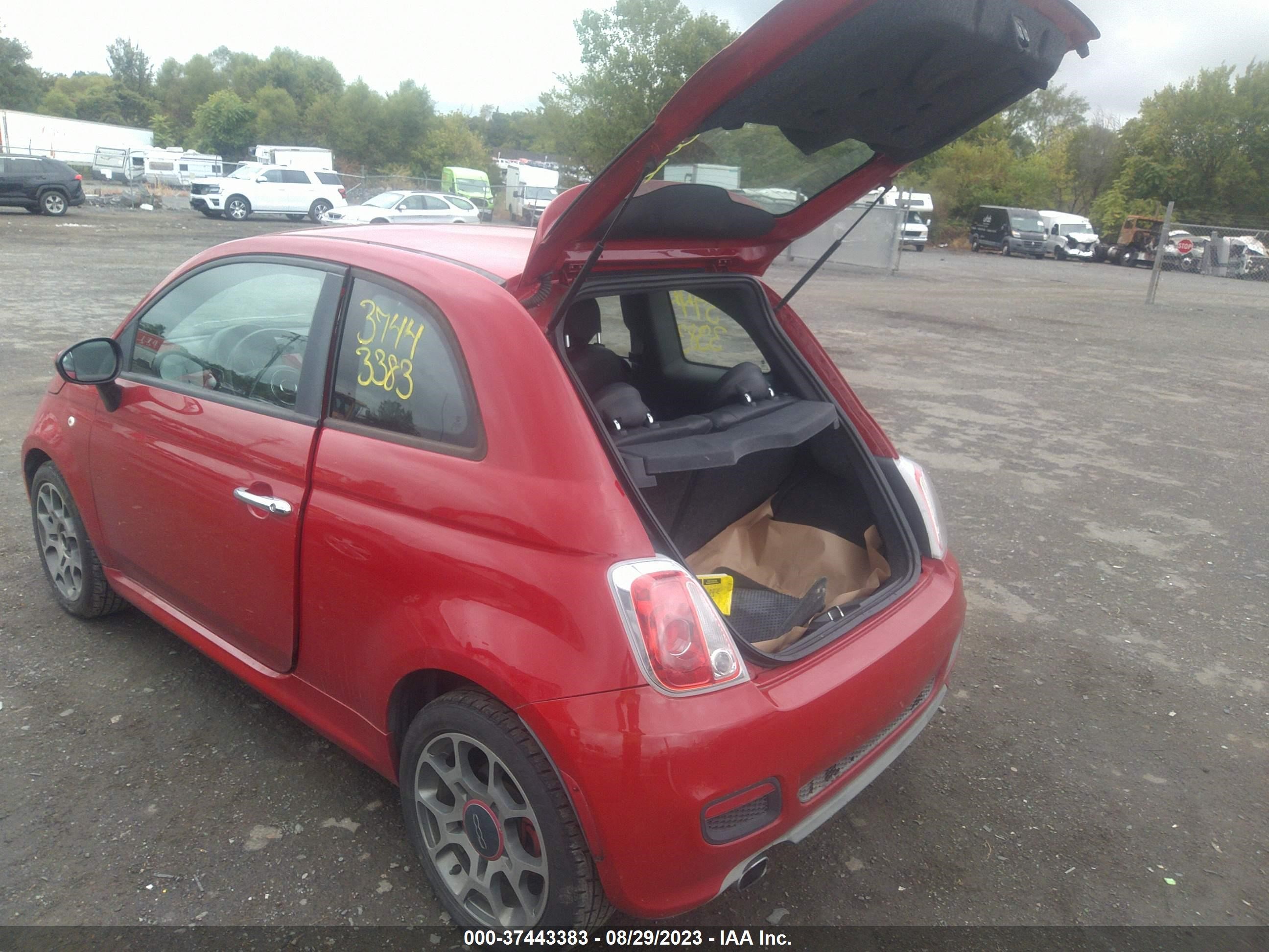 Photo 2 VIN: 3C3CFFBR7CT340428 - FIAT 500 