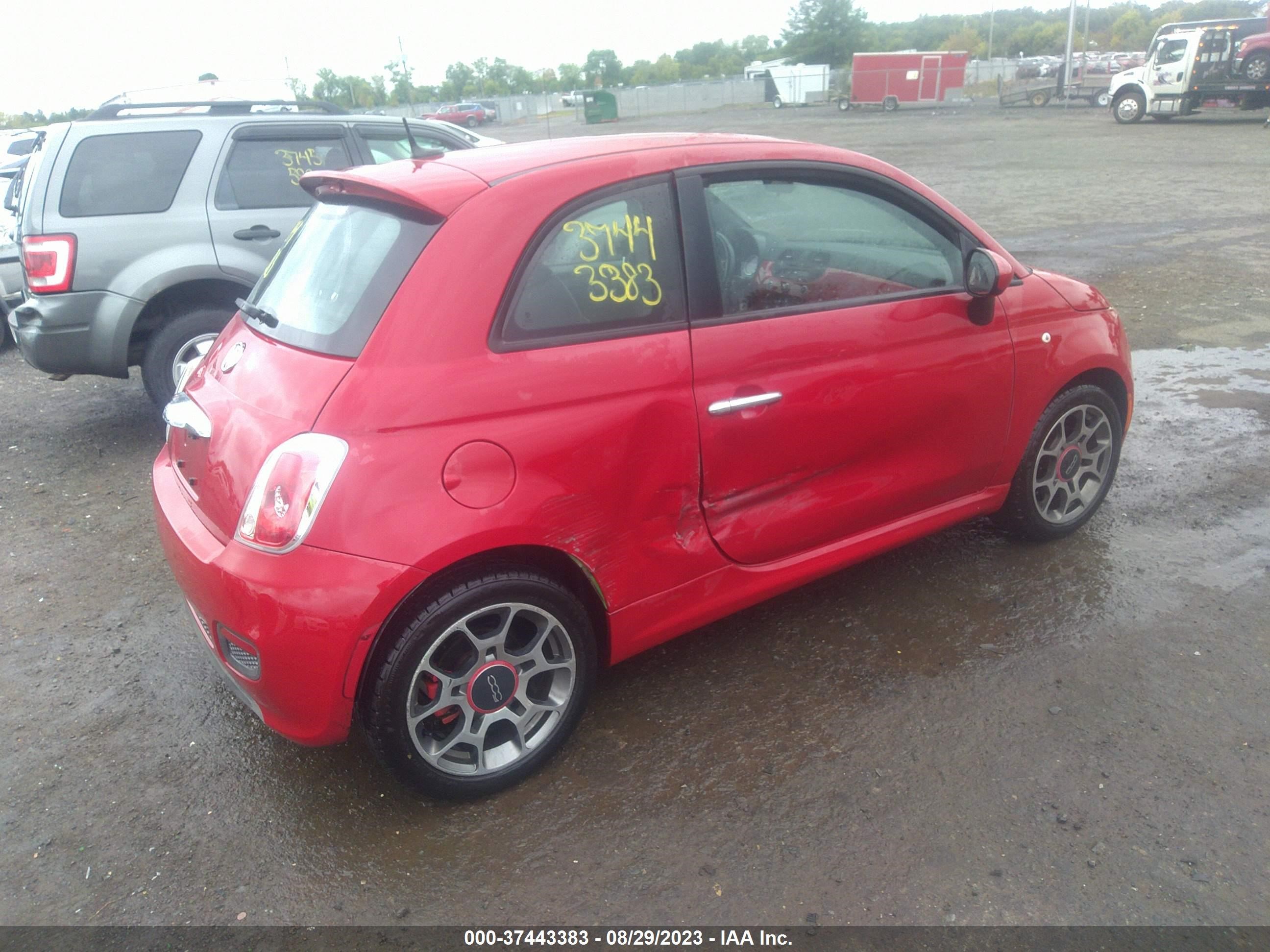 Photo 3 VIN: 3C3CFFBR7CT340428 - FIAT 500 