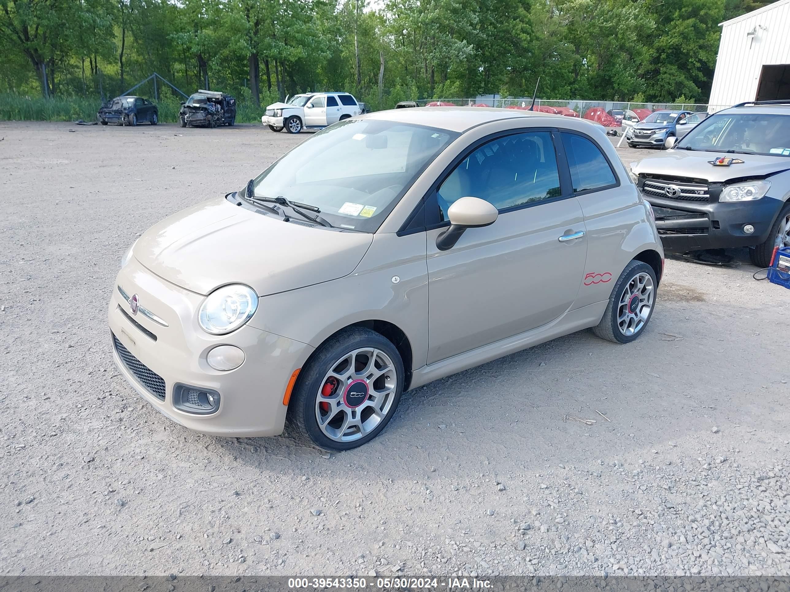 Photo 1 VIN: 3C3CFFBR8CT212473 - FIAT 500 