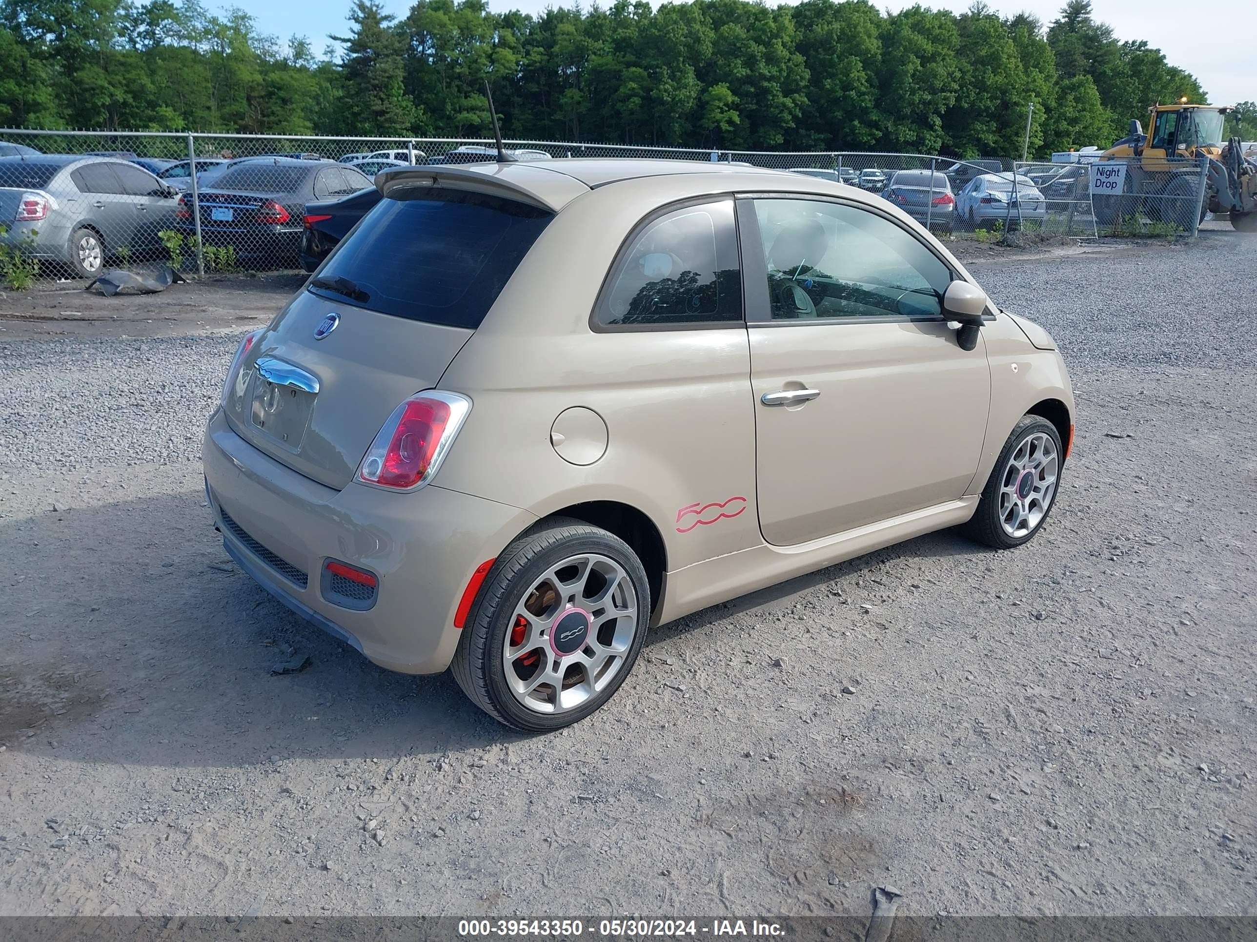 Photo 3 VIN: 3C3CFFBR8CT212473 - FIAT 500 