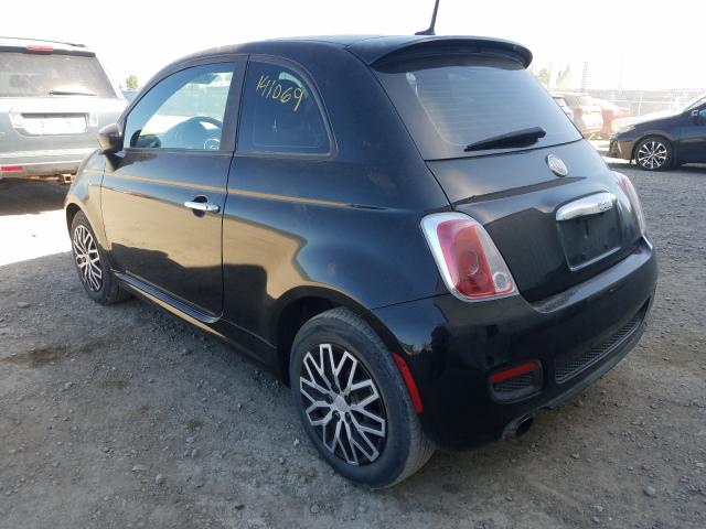 Photo 2 VIN: 3C3CFFBR9CT103648 - FIAT 500 SPORT 