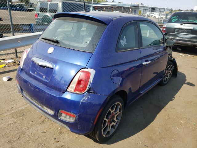 Photo 3 VIN: 3C3CFFBR9CT115623 - FIAT 500 SPORT 