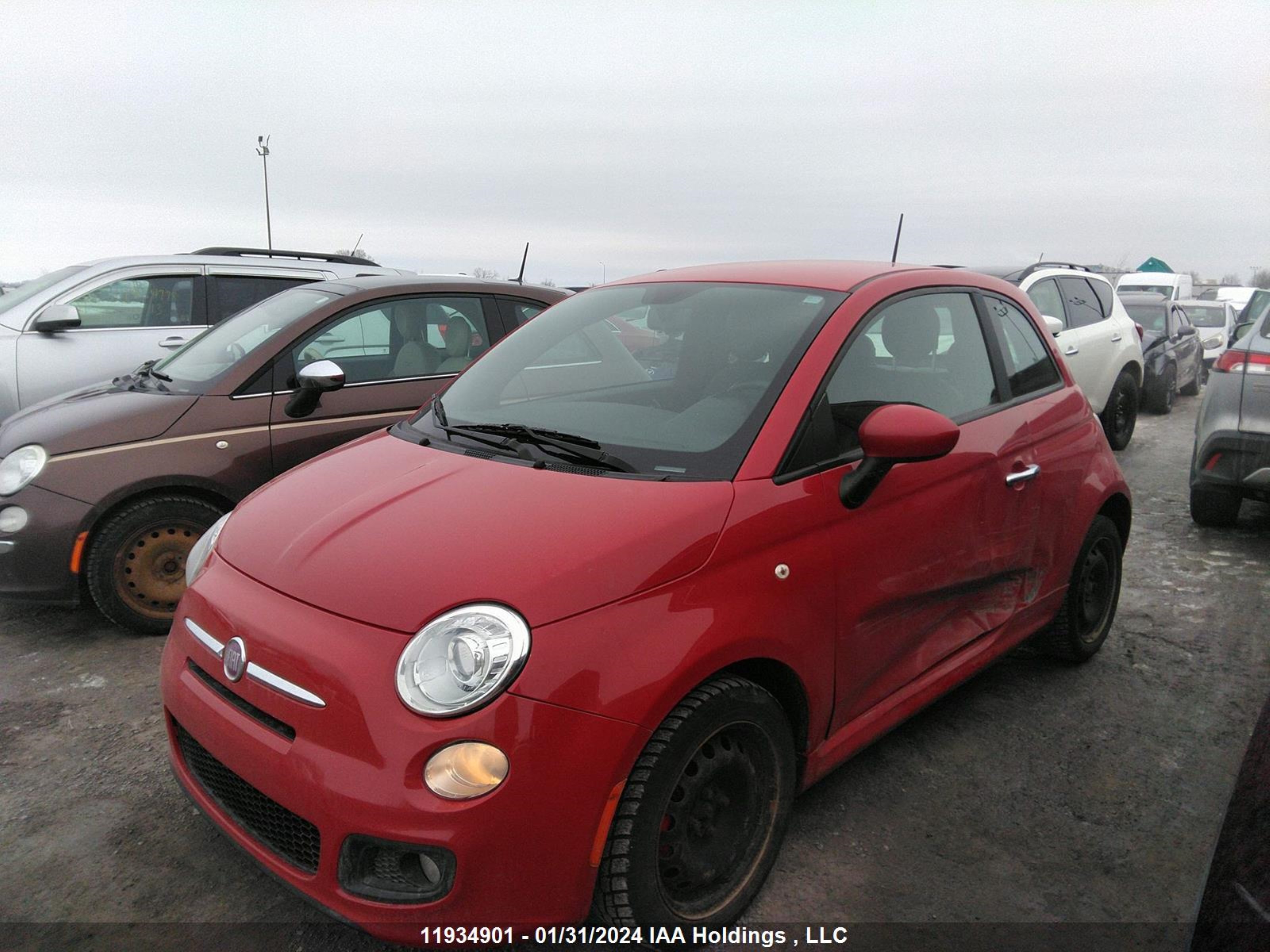 Photo 1 VIN: 3C3CFFBR9DT542382 - FIAT 500 