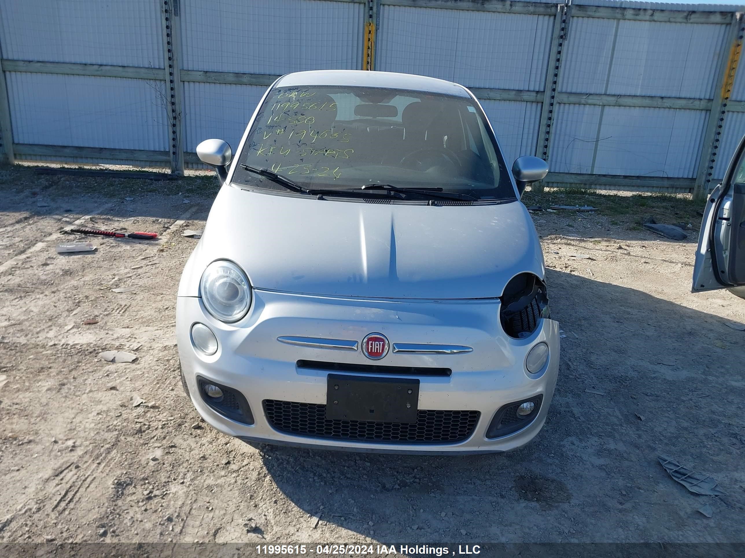 Photo 11 VIN: 3C3CFFBR9ET194665 - FIAT 500 