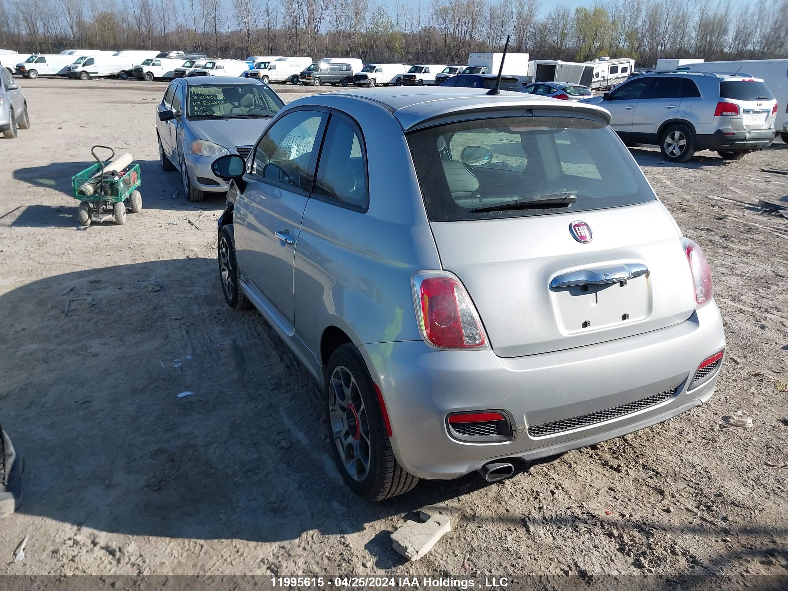 Photo 2 VIN: 3C3CFFBR9ET194665 - FIAT 500 