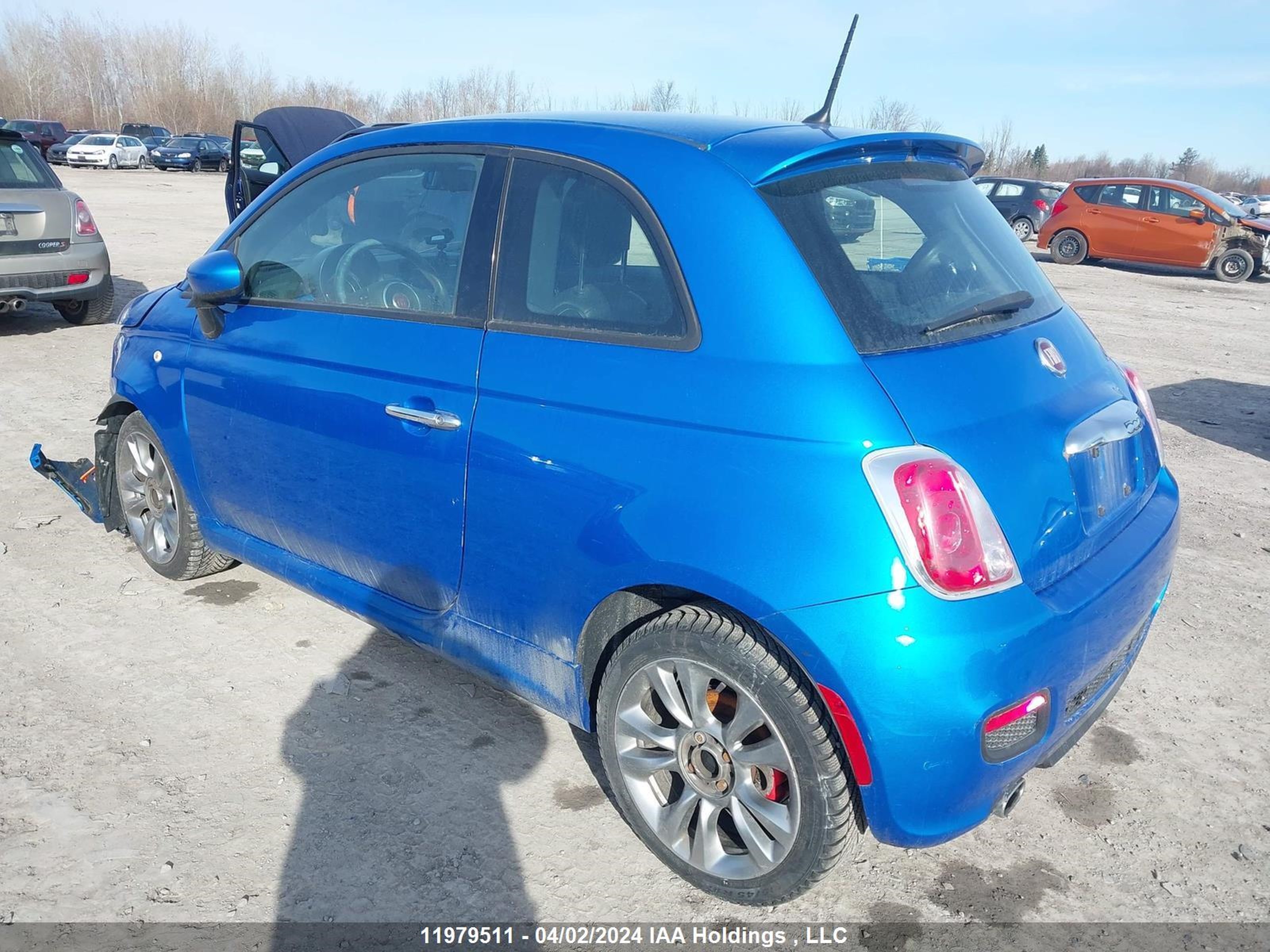 Photo 2 VIN: 3C3CFFBR9FT707026 - FIAT 500 