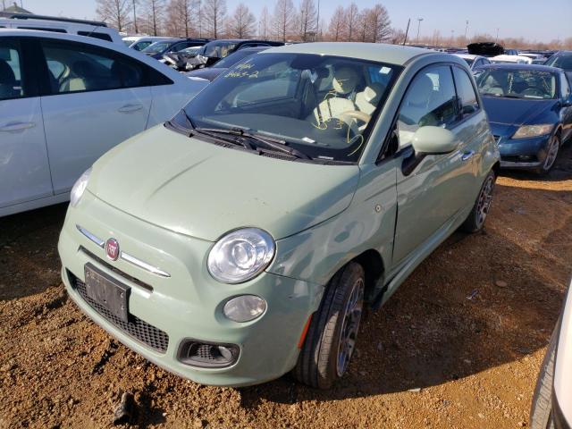 Photo 1 VIN: 3C3CFFBR9FT733187 - FIAT 500 SPORT 