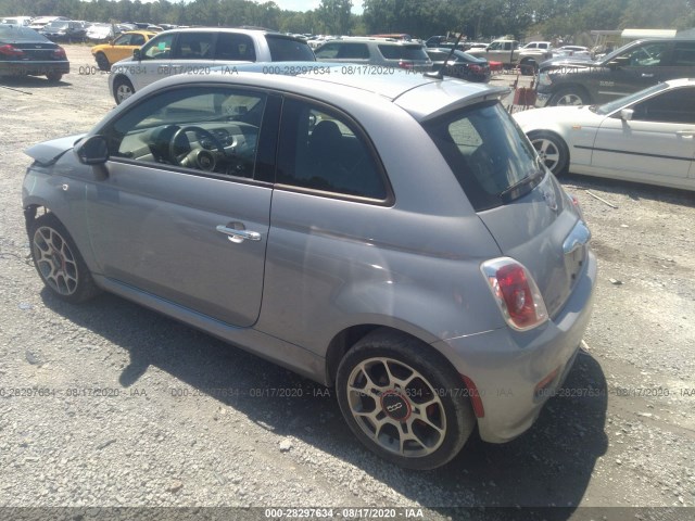 Photo 2 VIN: 3C3CFFBRXFT721727 - FIAT 500 