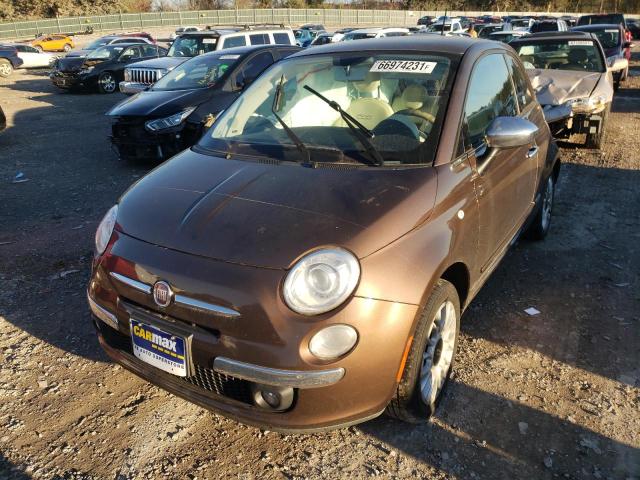 Photo 1 VIN: 3C3CFFCR0CT385449 - FIAT 500 LOUNGE 