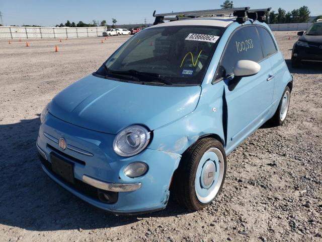 Photo 1 VIN: 3C3CFFCR3ET288684 - FIAT 500 LOUNGE 