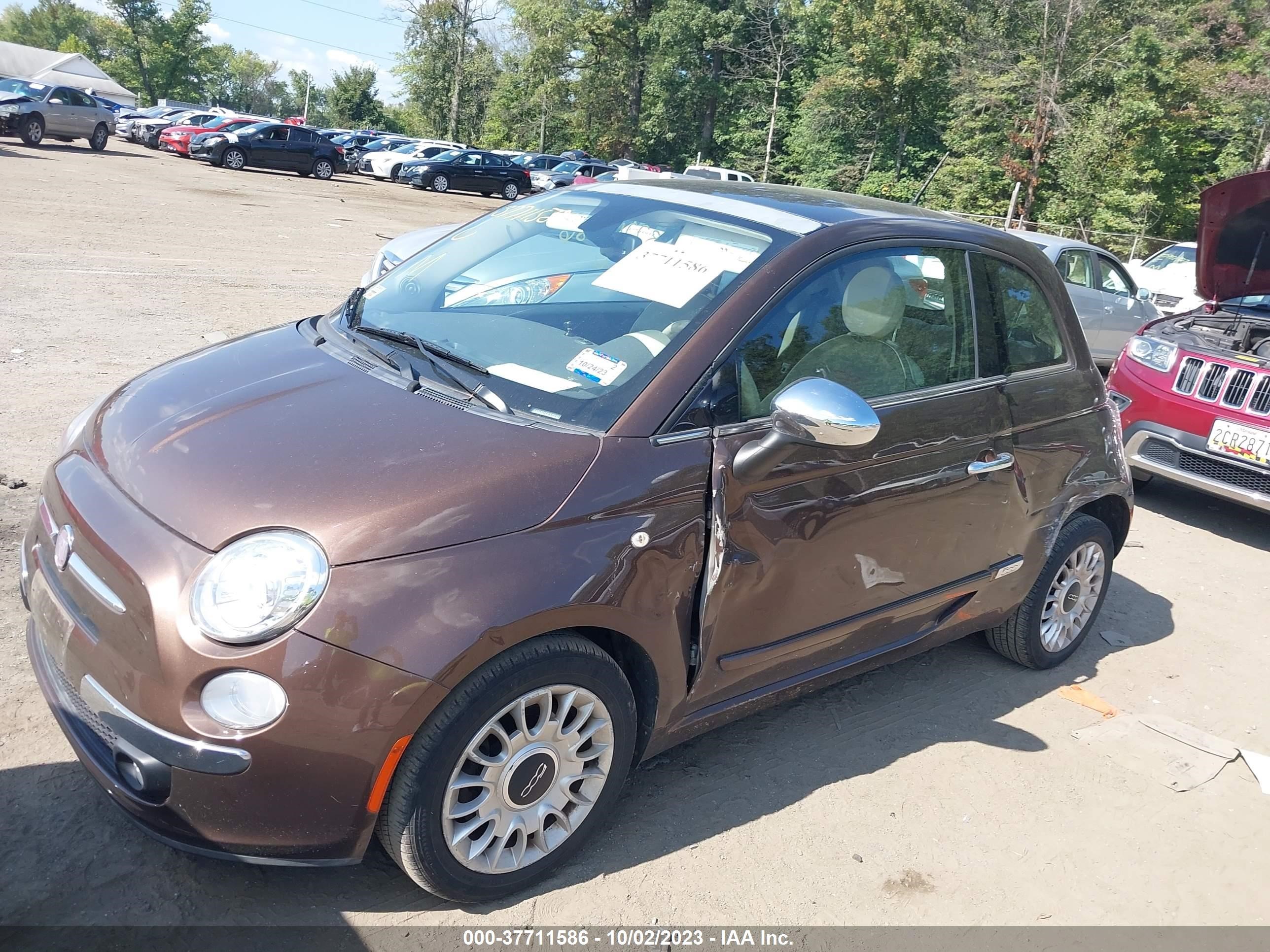 Photo 1 VIN: 3C3CFFCR4DT593531 - FIAT 500 