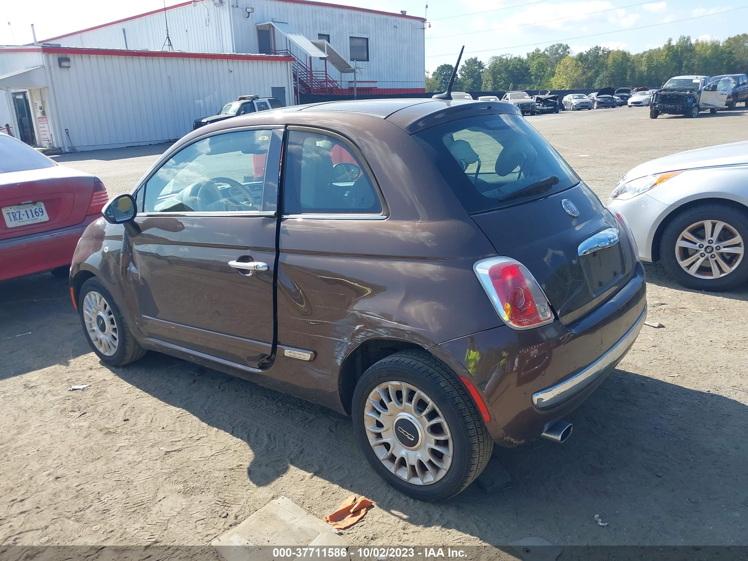 Photo 2 VIN: 3C3CFFCR4DT593531 - FIAT 500 