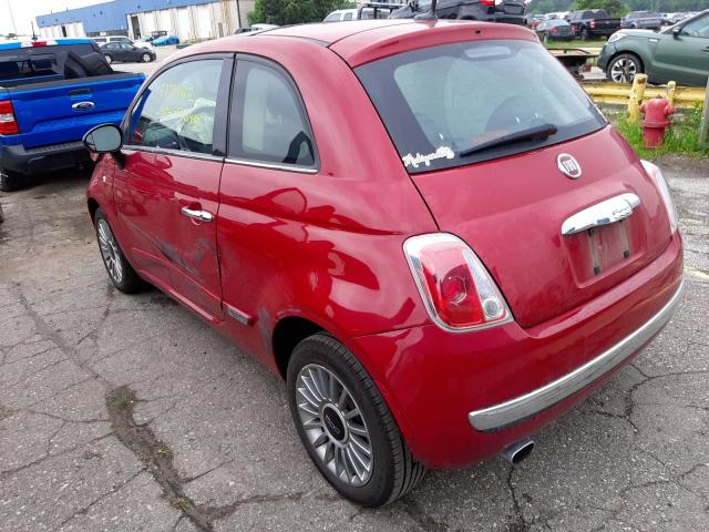 Photo 2 VIN: 3C3CFFCR8CT106555 - FIAT 500 LOUNGE 