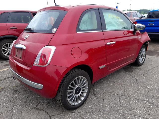 Photo 3 VIN: 3C3CFFCR8CT106555 - FIAT 500 LOUNGE 