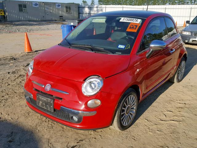 Photo 1 VIN: 3C3CFFCR9CT385725 - FIAT 500 LOUNGE 