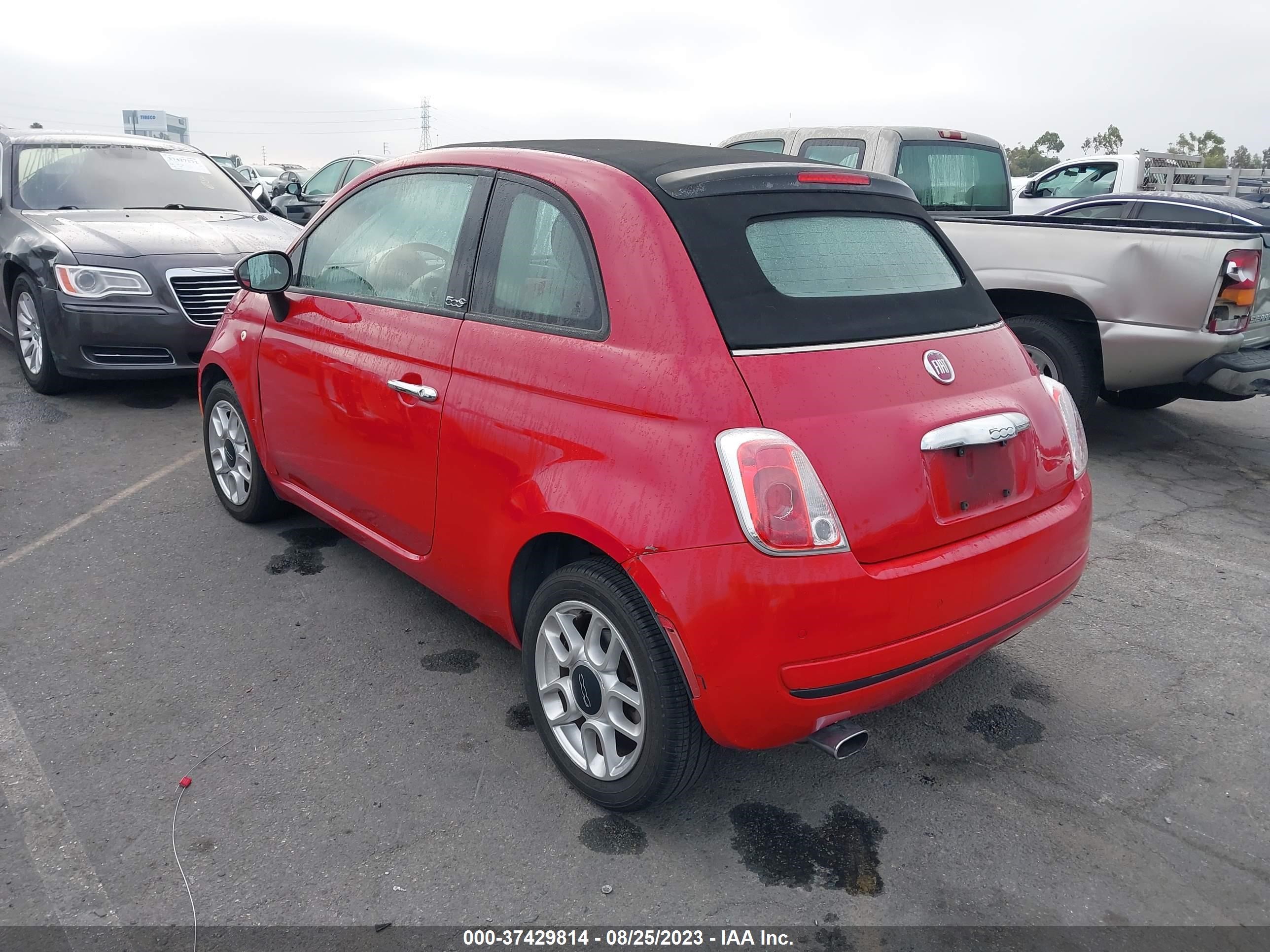 Photo 2 VIN: 3C3CFFDR3CT379014 - FIAT 500 