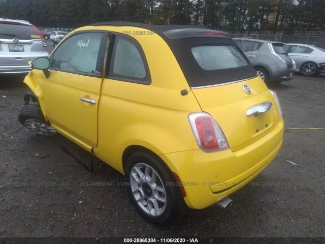 Photo 2 VIN: 3C3CFFDR5FT707425 - FIAT 500C 