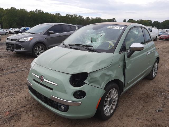 Photo 1 VIN: 3C3CFFER1DT748694 - FIAT 500 LOUNGE 