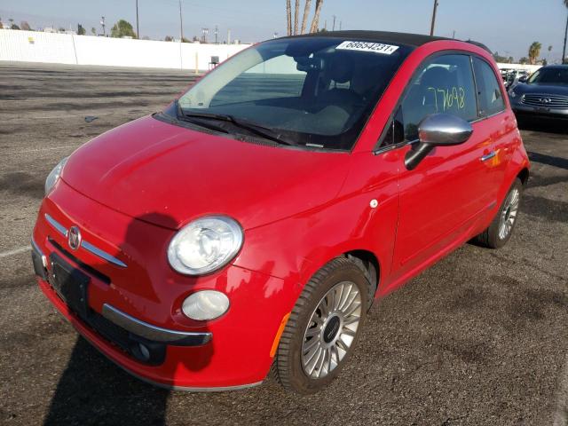 Photo 1 VIN: 3C3CFFER6DT624453 - FIAT 500 LOUNGE 