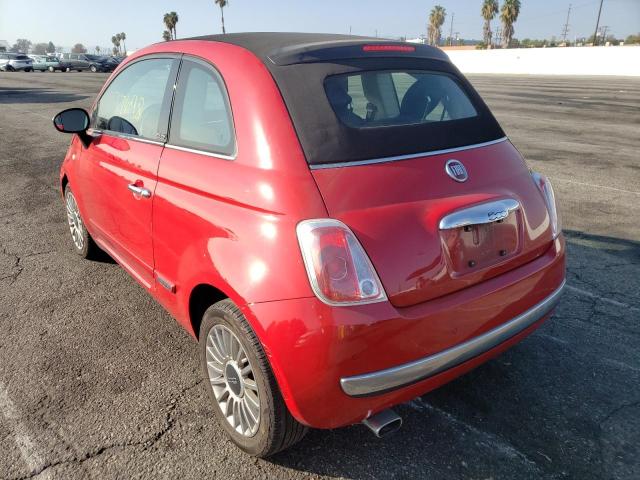 Photo 2 VIN: 3C3CFFER6DT624453 - FIAT 500 LOUNGE 