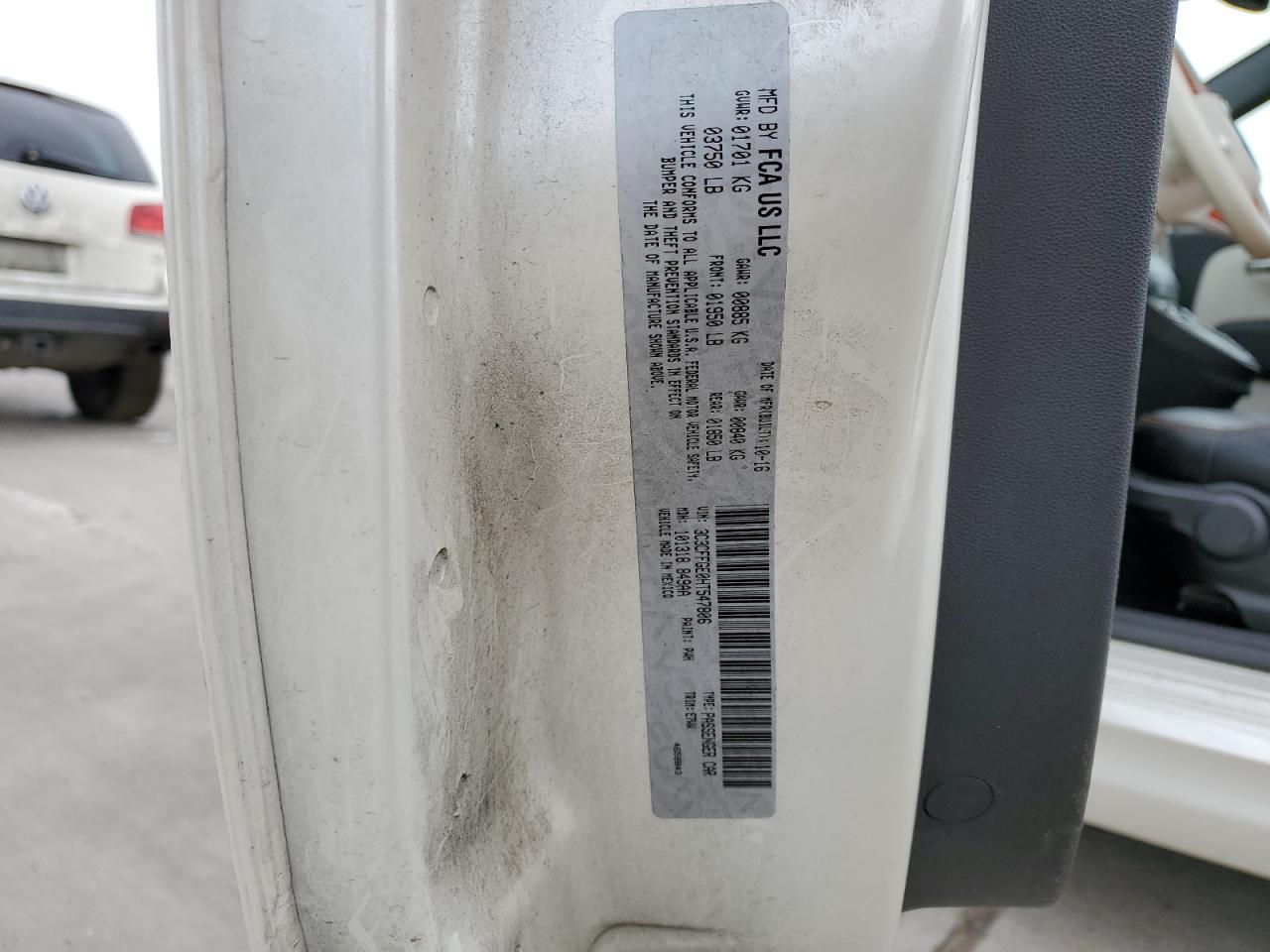 Photo 11 VIN: 3C3CFFGE0HT547806 - FIAT DUCATO 