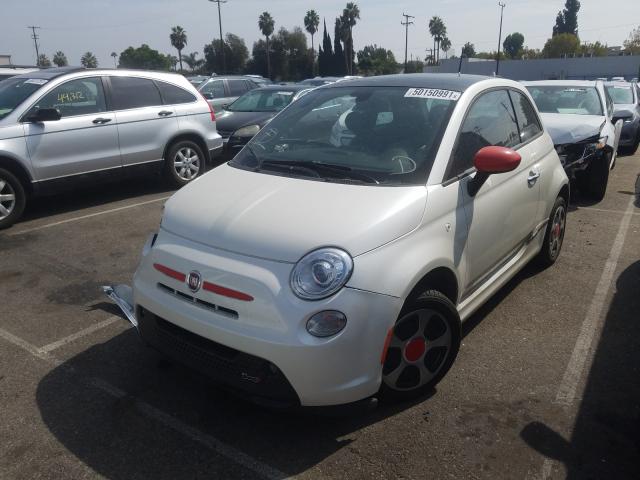 Photo 1 VIN: 3C3CFFGE2JT377518 - FIAT 500 ELECTR 