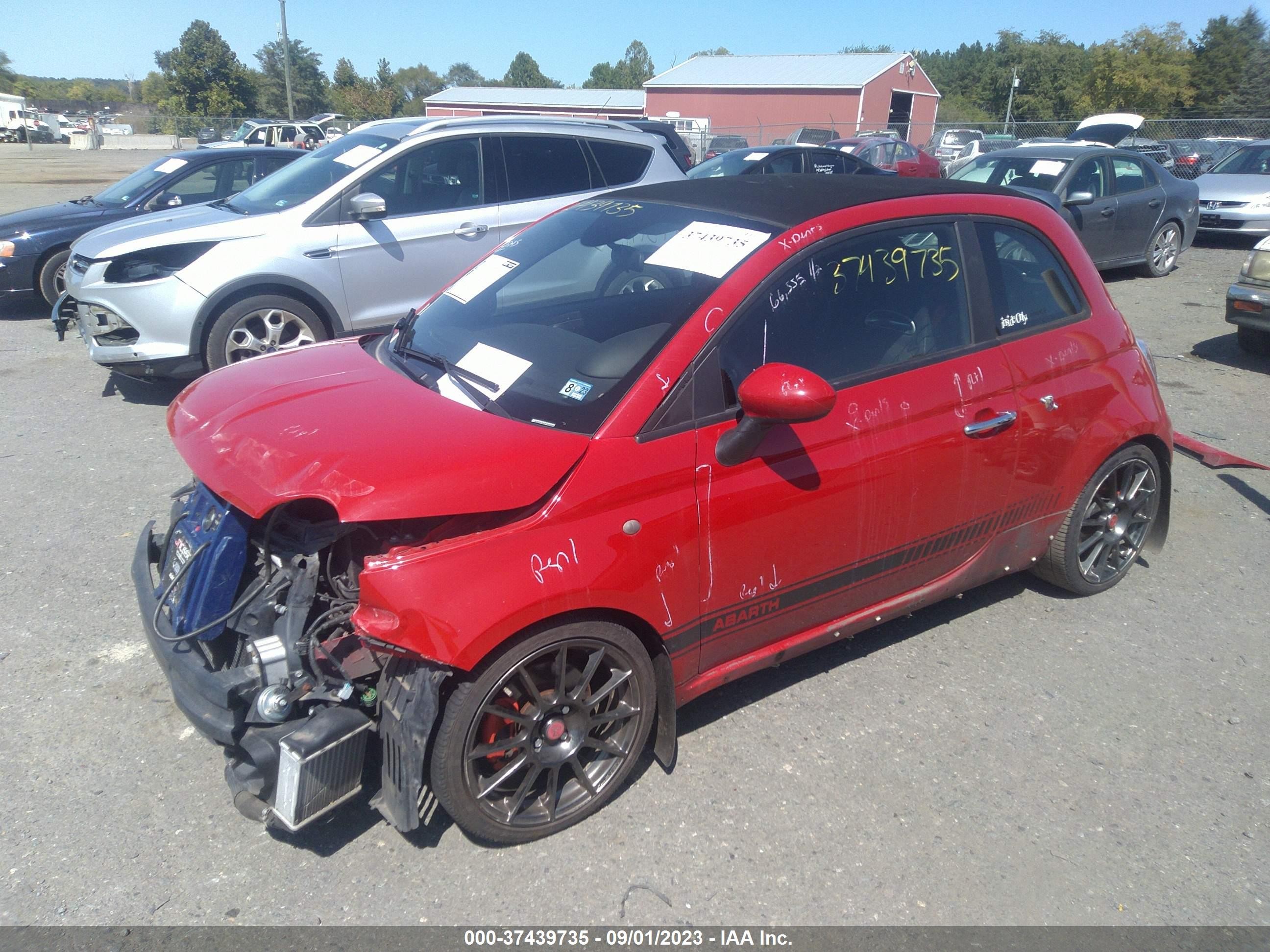 Photo 1 VIN: 3C3CFFJH7FT569866 - FIAT 500C 