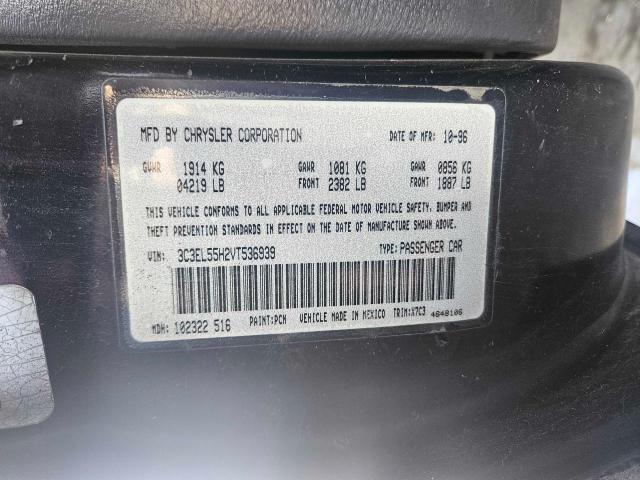 Photo 9 VIN: 3C3EL55H2VT536939 - CHRYSLER SEBRING JX 