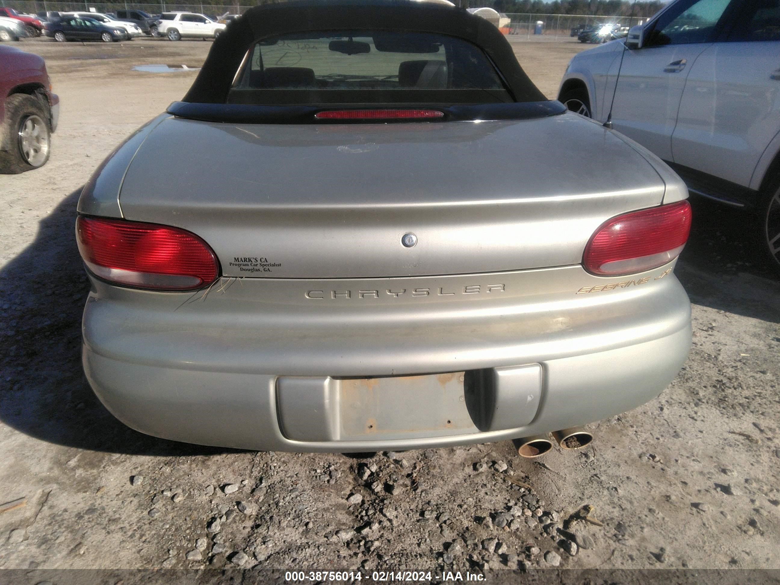 Photo 5 VIN: 3C3EL55HXYT225019 - CHRYSLER SEBRING 