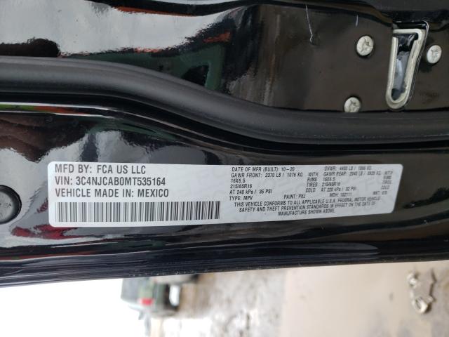 Photo 9 VIN: 3C4NJCAB0MT535164 - JEEP COMPASS SP 