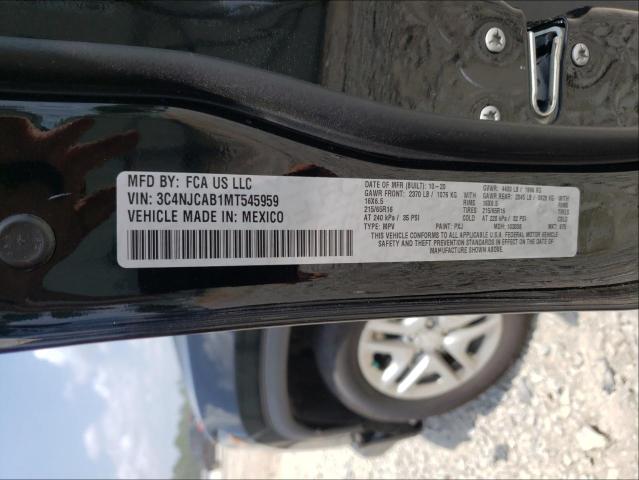 Photo 9 VIN: 3C4NJCAB1MT545959 - JEEP COMPASS SP 