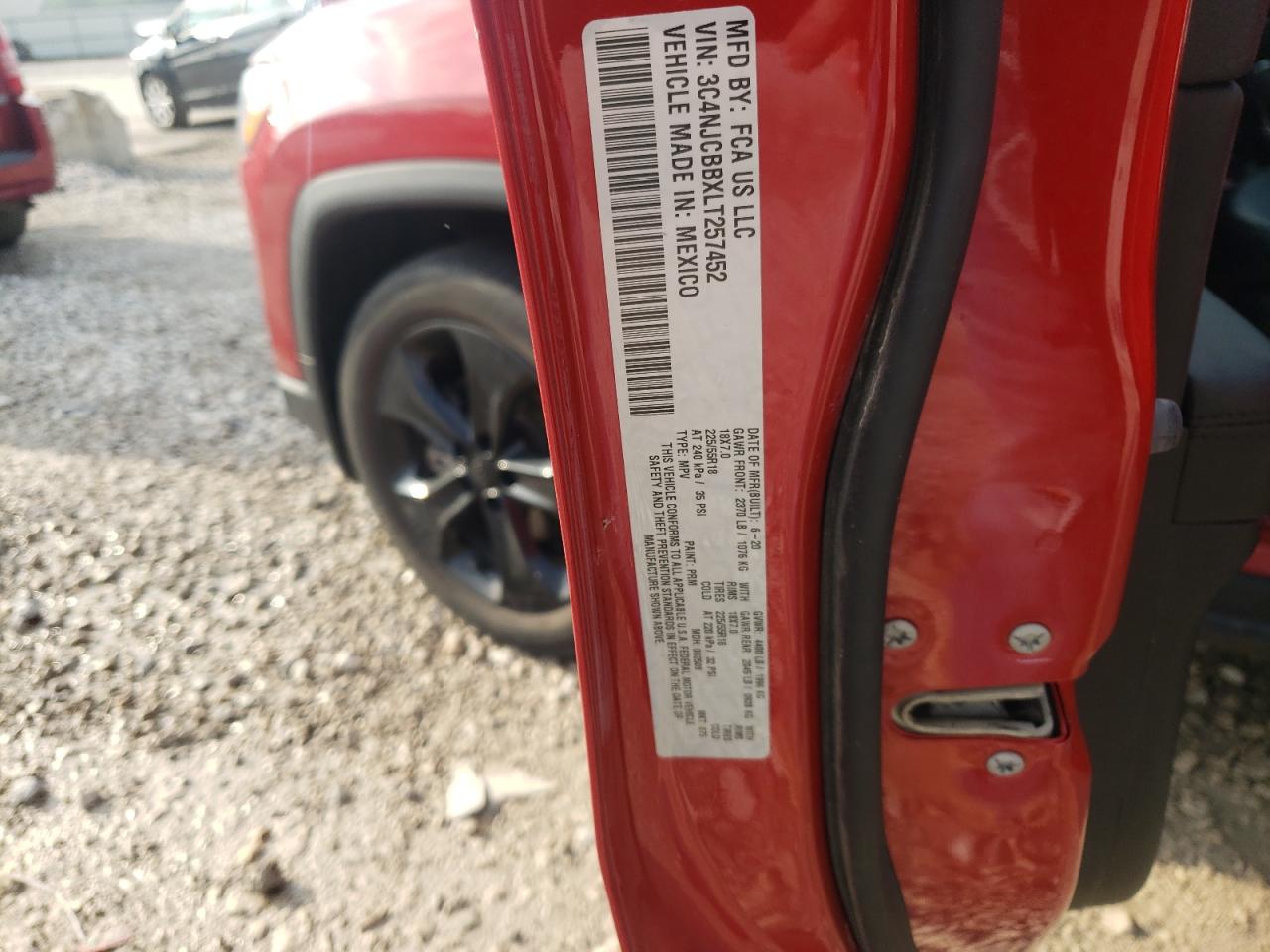 Photo 11 VIN: 3C4NJCBBXLT257452 - JEEP COMPASS 