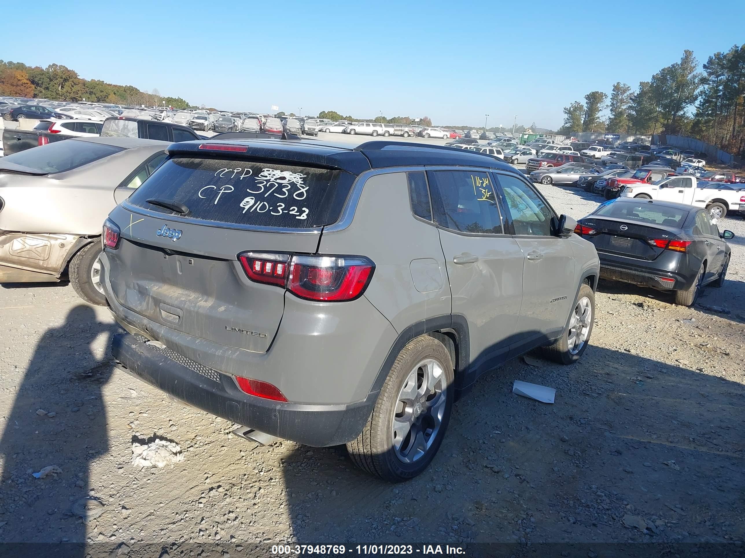 Photo 3 VIN: 3C4NJCCB9MT593738 - JEEP COMPASS 