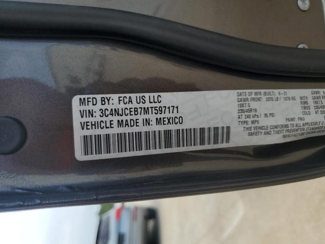 Photo 11 VIN: 3C4NJCEB7MT597171 - JEEP COMPASS 80 