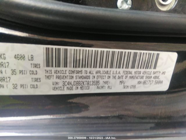 Photo 8 VIN: 3C4NJDBB2KT813595 - JEEP COMPASS 