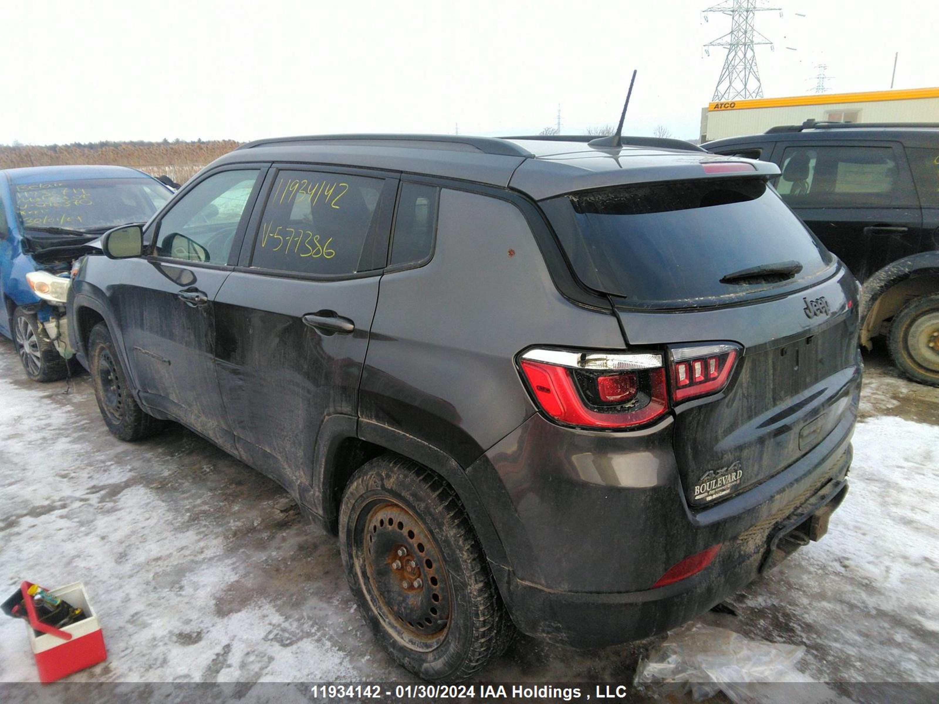 Photo 2 VIN: 3C4NJDBB2MT577386 - JEEP COMPASS 