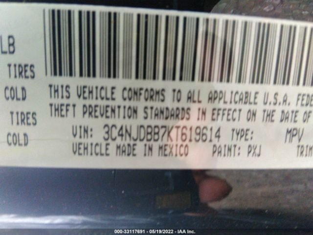 Photo 8 VIN: 3C4NJDBB7KT619614 - JEEP COMPASS 