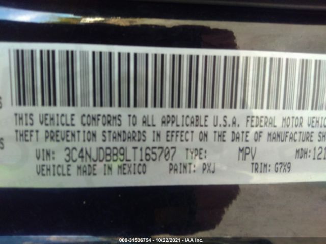 Photo 8 VIN: 3C4NJDBB9LT165707 - JEEP COMPASS 