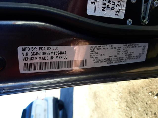 Photo 12 VIN: 3C4NJDBB9MT594847 - JEEP COMPASS LA 