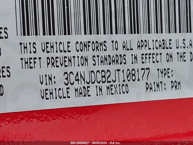 Photo 8 VIN: 3C4NJDCB2JT108177 - JEEP COMPASS 