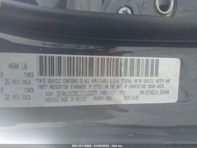 Photo 8 VIN: 3C4NJDCB2JT113377 - JEEP COMPASS 