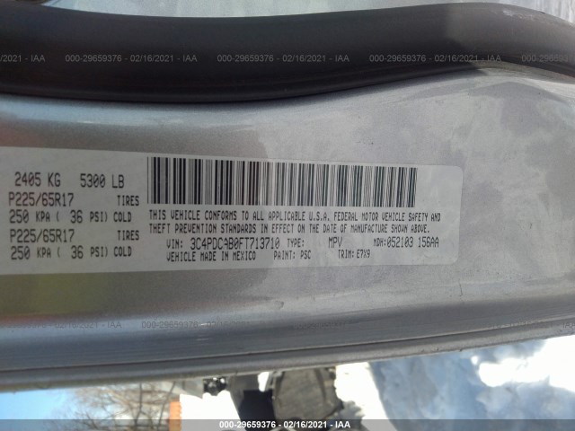 Photo 8 VIN: 3C4PDCAB0FT713710 - DODGE JOURNEY 