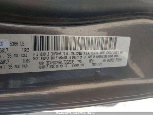 Photo 8 VIN: 3C4PDCAB0JT382233 - DODGE JOURNEY 