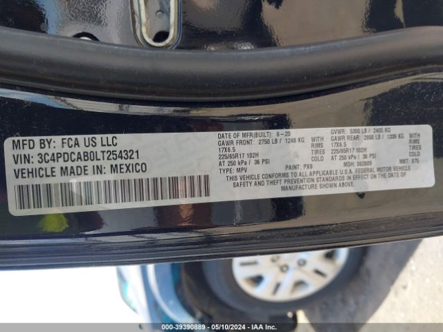 Photo 8 VIN: 3C4PDCAB0LT254321 - DODGE JOURNEY 