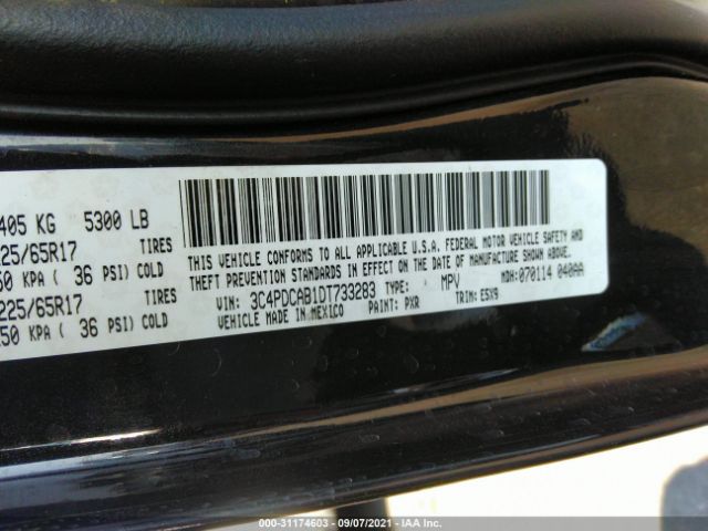 Photo 8 VIN: 3C4PDCAB1DT733283 - DODGE JOURNEY 