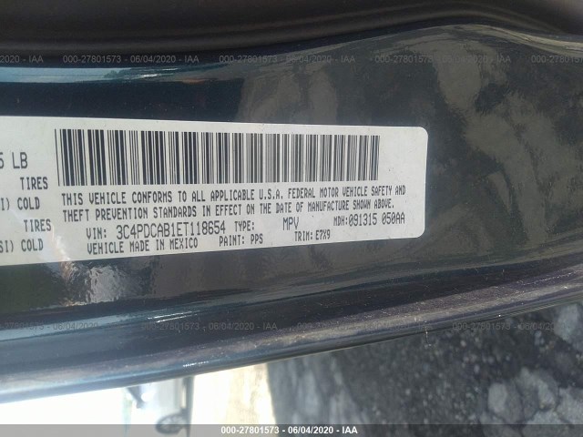 Photo 8 VIN: 3C4PDCAB1ET118654 - DODGE JOURNEY 