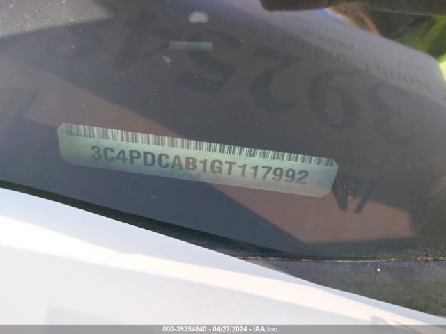 Photo 8 VIN: 3C4PDCAB1GT117992 - DODGE JOURNEY 