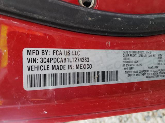 Photo 9 VIN: 3C4PDCAB1LT274383 - DODGE JOURNEY SE 